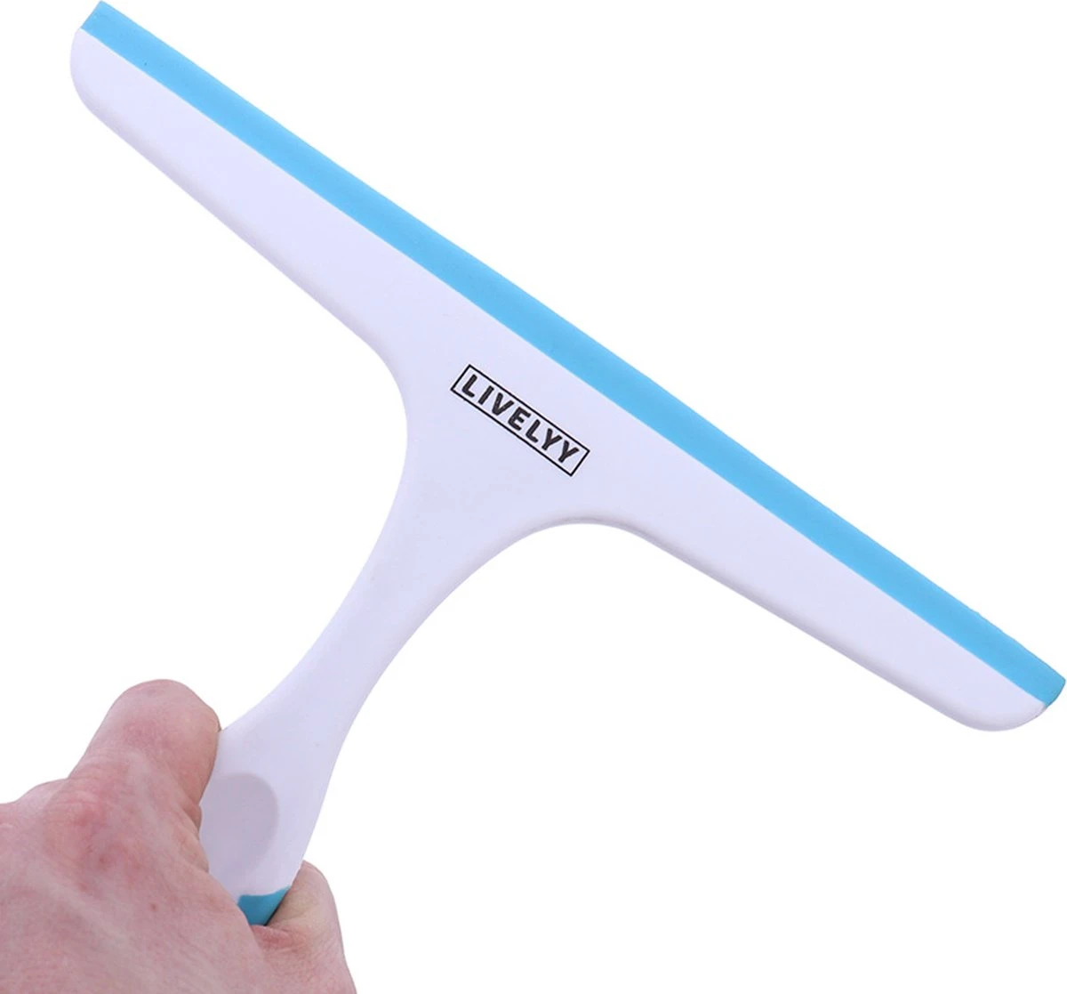 LIVELYY - Professionele Douchewisser - Raamwisser - Douche Trekker - Douchewissers - Aqua Blauw 5 LIVELYY - Professionele Douchewisser - Raamwisser - Douche Trekker - Douchewissers - Aqua Blauw - Afbeelding 5