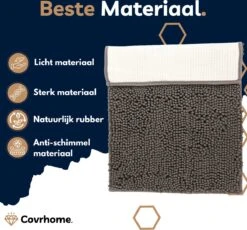 Merkloos Badmat Antislip 40 X 70 Cm - Douchemat - Antislipmat Douche - Extra Zacht - Eenvoudig Wasbaar - Grijs -Merkloos Verkoop 1200x1118 5