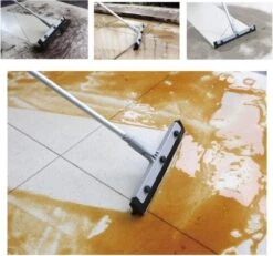 Vitamo™ Premium 2-in-1 Badkamer Vloerwisser Lang Met Ophangsysteem - Douchewisser Met Afdraaibare Wisser - Raamwisser - 180° Draaiend - Uitschuifbaar 70/125 CM - Grijs -Merkloos Verkoop 1200x1120 1