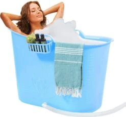 Zitbad Voor Volwassenen - Bath Bucket - Blauw - 200L 17 Zitbad Voor Volwassenen - Bath Bucket - Blauw - 200L -Merkloos Verkoop 1200x1122 4