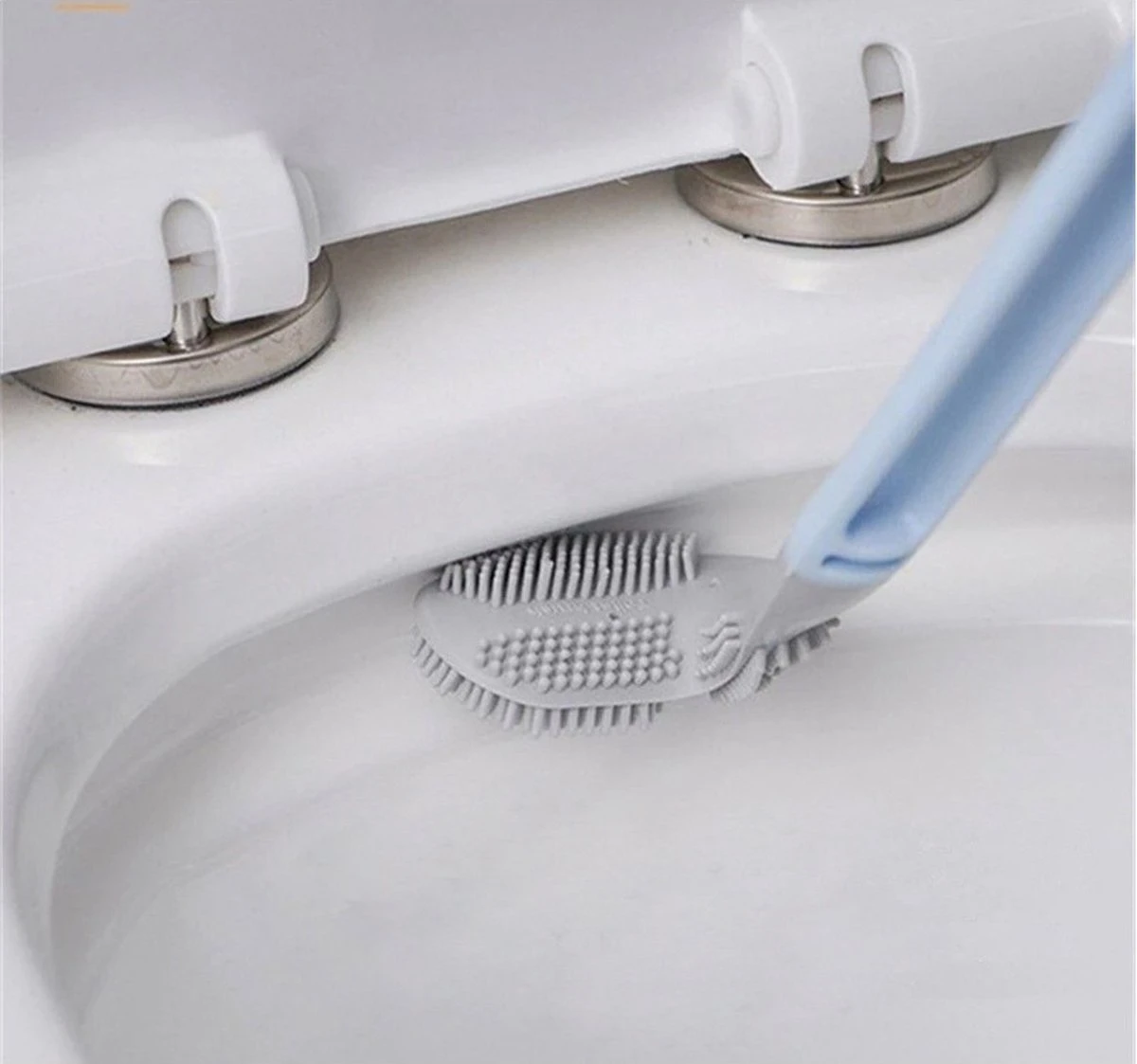 Merkloos Siliconen Toilet Borstel - Toilet Haak - Siliconen Wc Borstel 3 Merkloos Siliconen Toilet Borstel - Toilet Haak - Siliconen Wc Borstel - Afbeelding 3