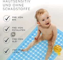 Douchemat Antislip - Badmat - 88x40cm - Antislipmat Voor Douche - Rubber - Blauwbad Mat 13 Douchemat Antislip - Badmat - 88x40cm - Antislipmat Voor Douche - Rubber - Blauwbad Mat -Merkloos Verkoop 1200x1131 5