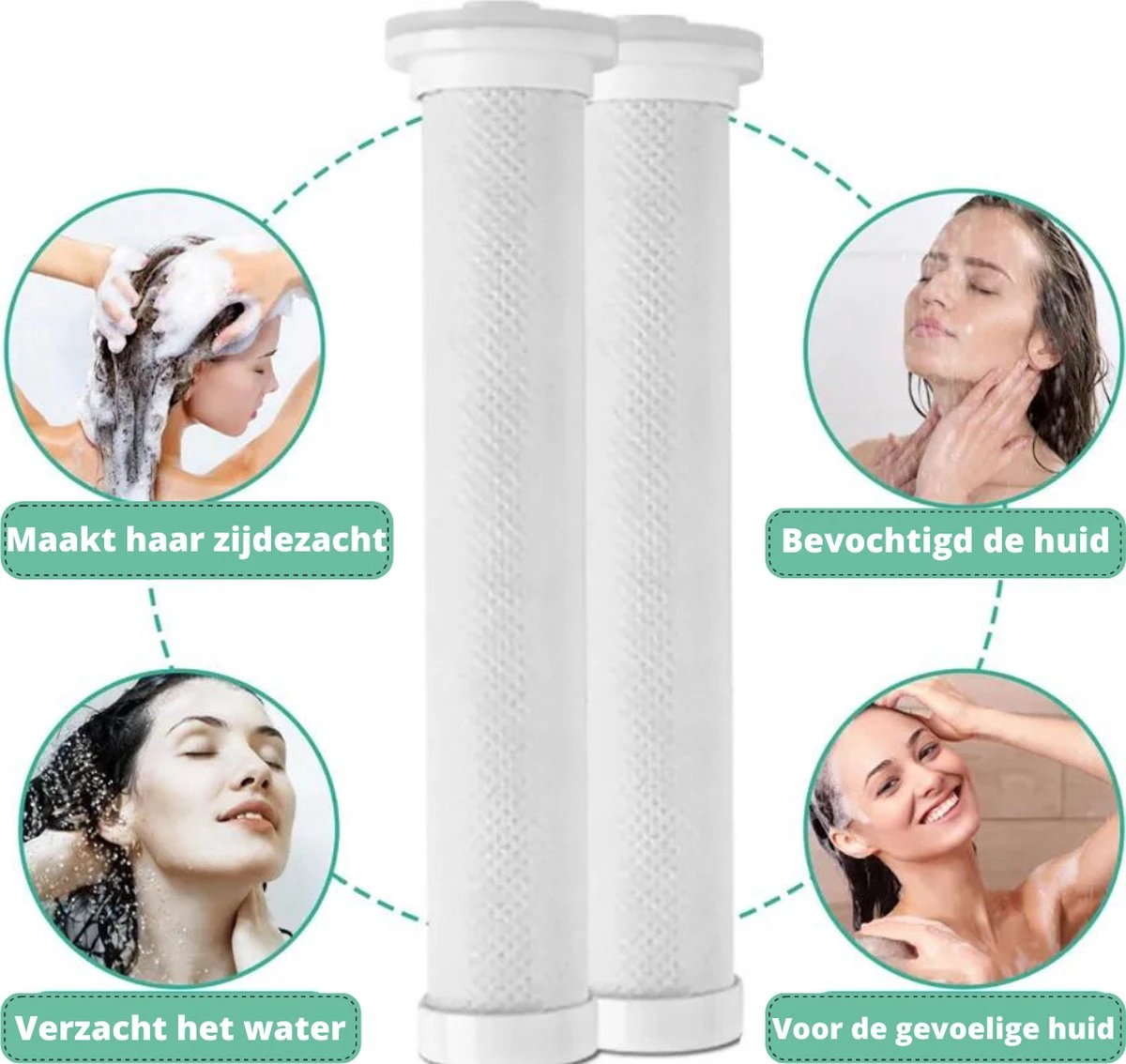 Merkloos Waterbesparende Douchekop - Handdouche Met Hoge Druk En Filter - Regendouche 4 Merkloos Waterbesparende Douchekop - Handdouche Met Hoge Druk En Filter - Regendouche - Afbeelding 4