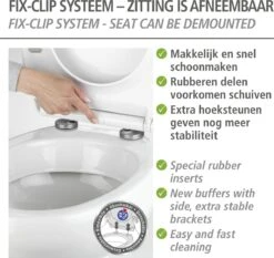 WENKO WC Bril Gubbio - Antibacterieel Wit Duroplast - Easy-Close Sluiting - Fix-Clip Bevestiging In RVS - Belastbaar Tot 350 Kg - Toiletbril - Toiletzitting 23 WENKO WC Bril Gubbio - Antibacterieel Wit Duroplast - Easy-Close Sluiting - Fix-Clip Bevestiging In RVS - Belastbaar Tot 350 Kg - Toiletbril - Toiletzitting -Merkloos Verkoop 1200x1134 4