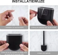 WC Borstel – Siliconen – Zwart – WC Borstel Met Houder – Vrijstaand – Hangend – WC Borstel En Houder – WC Borstel Zwart 16 WC Borstel – Siliconen – Zwart – WC Borstel Met Houder – Vrijstaand – Hangend – WC Borstel En Houder – WC Borstel Zwart -Merkloos Verkoop 1200x1143 4