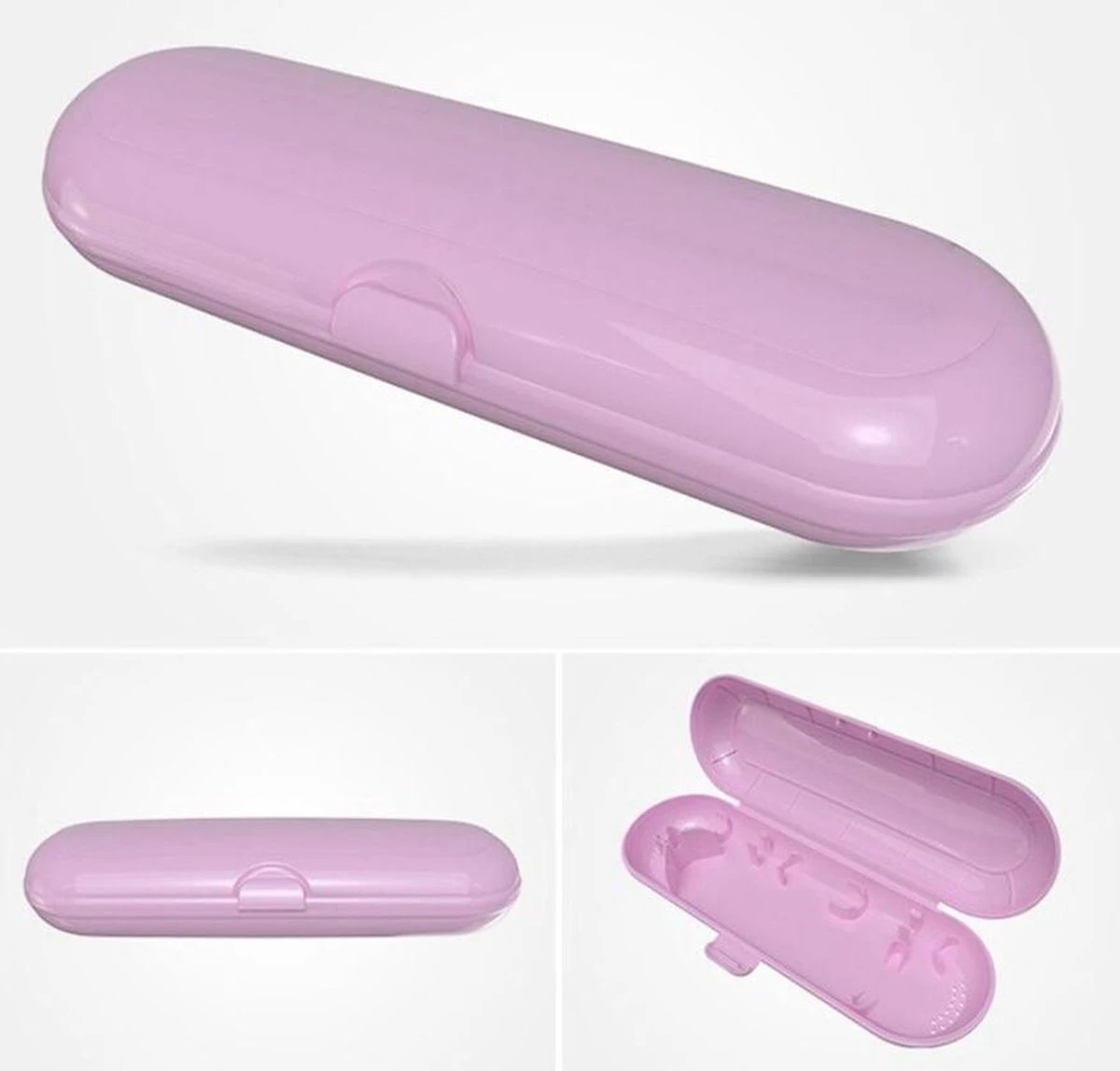 Elektrische Tandenborstel Opbergdoos Universeel - Reis Etui - Bescherm Koker - Roze - 1 Stuks 4 Elektrische Tandenborstel Opbergdoos Universeel - Reis Etui - Bescherm Koker - Roze - 1 Stuks - Afbeelding 4