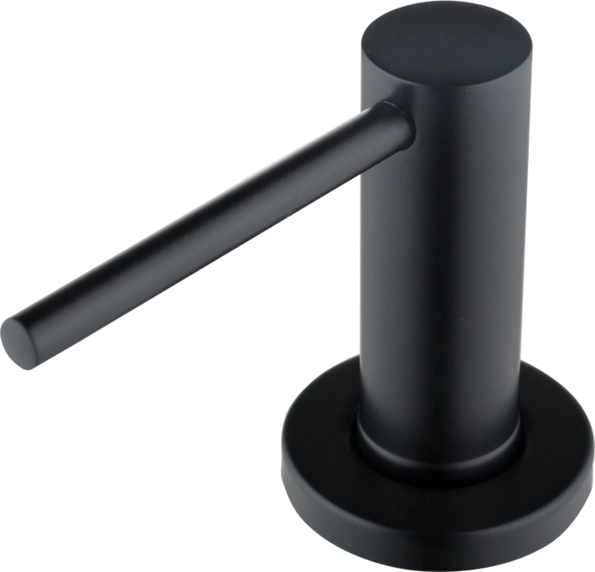 Zwarte Zeeppomp | Zeepdispenser | 360° Draaibaar (met 500ml Flacon) 1 Zwarte Zeeppomp | Zeepdispenser | 360° Draaibaar (met 500ml Flacon)