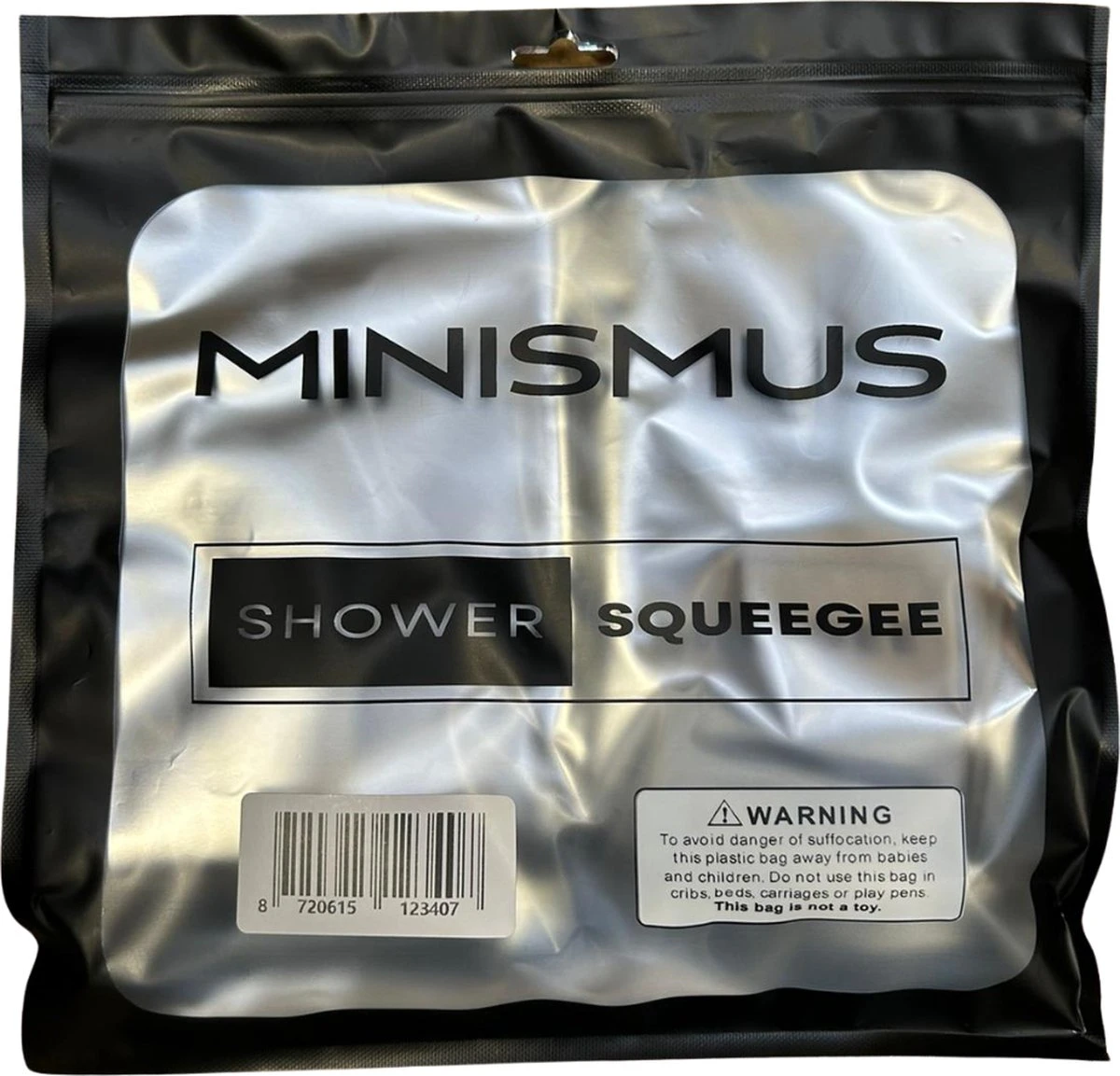 Minismus Douchewisser Met Magneethouder Ophangsysteem Zonder Boren - 21 Cm Breed - Zwart 7 Minismus Douchewisser Met Magneethouder Ophangsysteem Zonder Boren - 21 Cm Breed - Zwart - Afbeelding 7