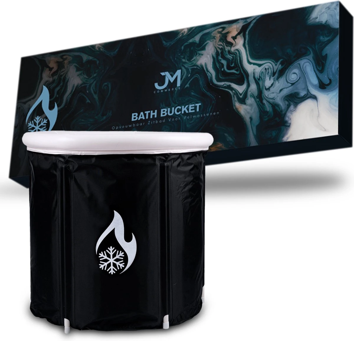 Opvouwbaar Zitbad Voor Volwassenen - Bath Bucket - Ijsbad - Inklapbaar Bad - Zwart - Opblaasbad - Inclusief Voetpomp - Inclusief Ingebouwd Zitkussen 1 Opvouwbaar Zitbad Voor Volwassenen - Bath Bucket - Ijsbad - Inklapbaar Bad - Zwart - Opblaasbad - Inclusief Voetpomp - Inclusief Ingebouwd Zitkussen