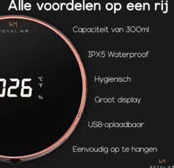 Royal WM - Automatische Zeepdispenser - 300ml - Zwart - Wandmontage - Sensor 18 Royal WM - Automatische Zeepdispenser - 300ml - Zwart - Wandmontage - Sensor -Merkloos Verkoop 1200x1156 10