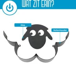 Schaap Toiletrolhouder| Extensso® | - Wc Rolhouder - Wc Rolhouder Zwart - Wc Rolhouder Staand - Wc Rolhouder Zonder Boren - Toiletrolhouder Staand - Zonder Boren - Toiletrolstandaard - Kerst Cadeau - Cadeautjes 11 Schaap Toiletrolhouder| Extensso® | - Wc Rolhouder - Wc Rolhouder Zwart - Wc Rolhouder Staand - Wc Rolhouder Zonder Boren - Toiletrolhouder Staand - Zonder Boren - Toiletrolstandaard - Kerst Cadeau - Cadeautjes -Merkloos Verkoop 1200x1157 3