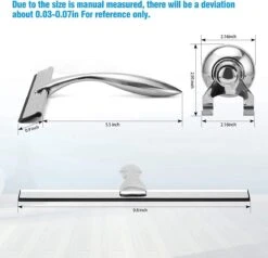 Douchewisser Met Ophangsysteem- Badkamer Accessoires- Raamwisser - Trekker Douche -Merkloos Verkoop 1200x1158 5