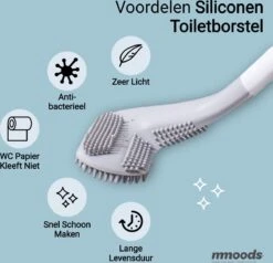 Mmoods Siliconen Golf Toiletborstel – WC Borstel Met Houder – Flexibele Siliconen WC Borstel – Antibacterieel – Hygiënisch – Wit -Merkloos Verkoop 1200x1158 6