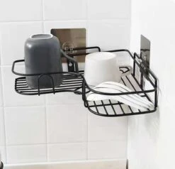 HomeBasics Zelfklevend Doucherek | Zwart | Zonder Boren | Doucherek Met Zuignap | Zuignappen | Doucherek Hoek | Badrek | Douchemandje | Keukenrek | Specerijenrek | Kruidenrek 10 HomeBasics Zelfklevend Doucherek | Zwart | Zonder Boren | Doucherek Met Zuignap | Zuignappen | Doucherek Hoek | Badrek | Douchemandje | Keukenrek | Specerijenrek | Kruidenrek -Merkloos Verkoop 1200x1158 8