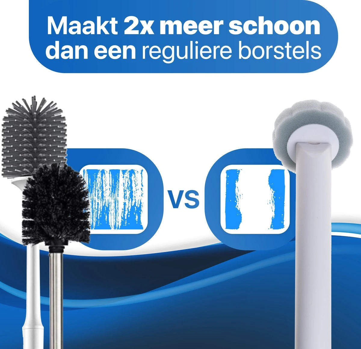 RevoBrush WC Borstel Met Houder Vrijstaand - Hygiënische Toiletborstel - Met 14x Pads 3 RevoBrush WC Borstel Met Houder Vrijstaand - Hygiënische Toiletborstel - Met 14x Pads - Afbeelding 3