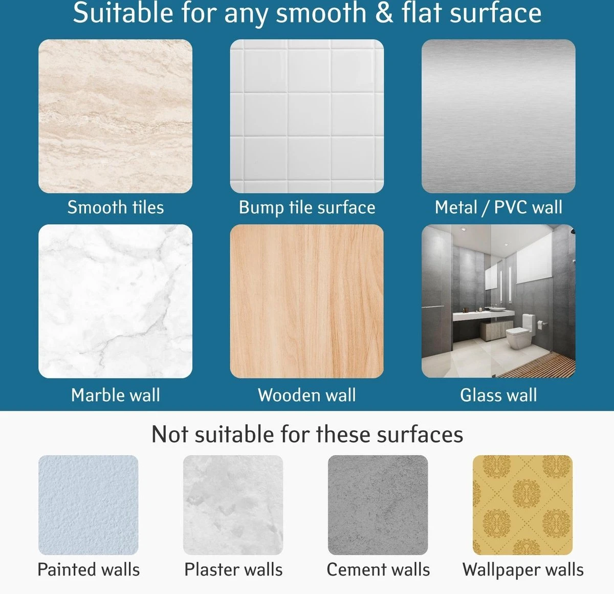 Tatkraft George Heavy Duty Zelfklevende Wandhaakjes - RVS Handdoekhouder Haak - Muur Ophang Zelfklevend Muurhaak Ophanghaakjes - Handdoekklem Keuken Ophanghaak Zonder Boren - Wand Theedoek / Handdoek Houder - Universeel Gebruik - Set Van 4 Stuks 3 Tatkraft George Heavy Duty Zelfklevende Wandhaakjes - RVS Handdoekhouder Haak - Muur Ophang Zelfklevend Muurhaak Ophanghaakjes - Handdoekklem Keuken Ophanghaak Zonder Boren - Wand Theedoek / Handdoek Houder - Universeel Gebruik - Set Van 4 Stuks - Afbeelding 3