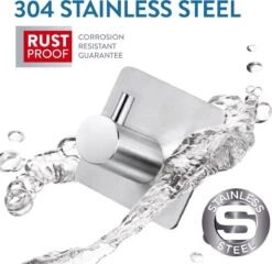 Tatkraft George Heavy Duty Zelfklevende Wandhaakjes - RVS Handdoekhouder Haak - Muur Ophang Zelfklevend Muurhaak Ophanghaakjes - Handdoekklem Keuken Ophanghaak Zonder Boren - Wand Theedoek / Handdoek Houder - Universeel Gebruik - Set Van 4 Stuks 14 Tatkraft George Heavy Duty Zelfklevende Wandhaakjes - RVS Handdoekhouder Haak - Muur Ophang Zelfklevend Muurhaak Ophanghaakjes - Handdoekklem Keuken Ophanghaak Zonder Boren - Wand Theedoek / Handdoek Houder - Universeel Gebruik - Set Van 4 Stuks -Merkloos Verkoop 1200x1164 2