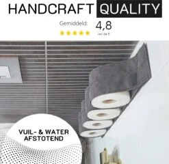 Reserverolhouder Hangend – Toiletrolhouder – Reserve Rolhouder – Zonder Boren – Rolhouder - Muur – Zwart - Antraciet - STOF & SPETTERVRIJ 13 Reserverolhouder Hangend – Toiletrolhouder – Reserve Rolhouder – Zonder Boren – Rolhouder - Muur – Zwart - Antraciet - STOF & SPETTERVRIJ -Merkloos Verkoop 1200x1166 1