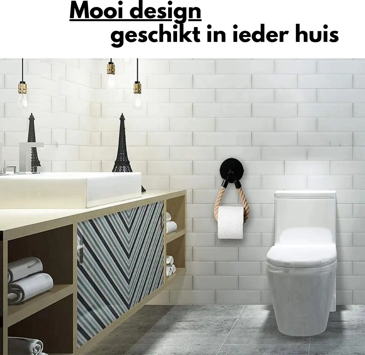 Pazzo Goods - Toiletpapierhouder - Zwart - Met Boren - Vintage - Wc Rolhouder Zwart - Wc-rolhouder Vintage - Wc-papierhouder - Wc-rolhouder 3 Pazzo Goods - Toiletpapierhouder - Zwart - Met Boren - Vintage - Wc Rolhouder Zwart - Wc-rolhouder Vintage - Wc-papierhouder - Wc-rolhouder - Afbeelding 3