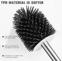 Fleau Luxe WC Borstel Met Houder - Siliconen Toiletborstel - Hygiënisch & Antibacterieel - Vrijstaand Of Hangend - Wit 10 Fleau Luxe WC Borstel Met Houder - Siliconen Toiletborstel - Hygiënisch & Antibacterieel - Vrijstaand Of Hangend - Wit -Merkloos Verkoop 1200x1169 4