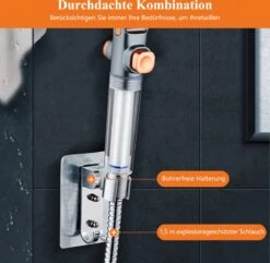 Douchekop - Regendouche Kop - Handdouche Met Hoge Druk - Blazelife Ionische Douchekop - Doucheslang - Dubbele Draaibaar - RVS - Met Slang En Houder 10 Douchekop - Regendouche Kop - Handdouche Met Hoge Druk - Blazelife Ionische Douchekop - Doucheslang - Dubbele Draaibaar - RVS - Met Slang En Houder -Merkloos Verkoop 1200x1173 8