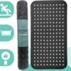 The Original - Douchemat Antislip - Zwart - 88x40cm - Antislipmat Badmat Voor Bad & Douche - Anti Slip Mat Met Zuignappen