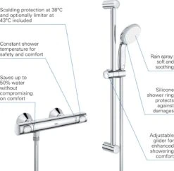 GROHE Precision Flow Thermostatische Douchekraan Met Douchegarnituur - EcoJoy® - 15cm - 34841000 5 GROHE Precision Flow Thermostatische Douchekraan Met Douchegarnituur - EcoJoy® - 15cm - 34841000 -Merkloos Verkoop 1200x1178 2