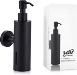 VDN Stainless Zeeppompje - Zeepdispenser Wandmontage - Zwart - Hangend - RVS 11 VDN Stainless Zeeppompje - Zeepdispenser Wandmontage - Zwart - Hangend - RVS -Merkloos Verkoop 1200x1181 2