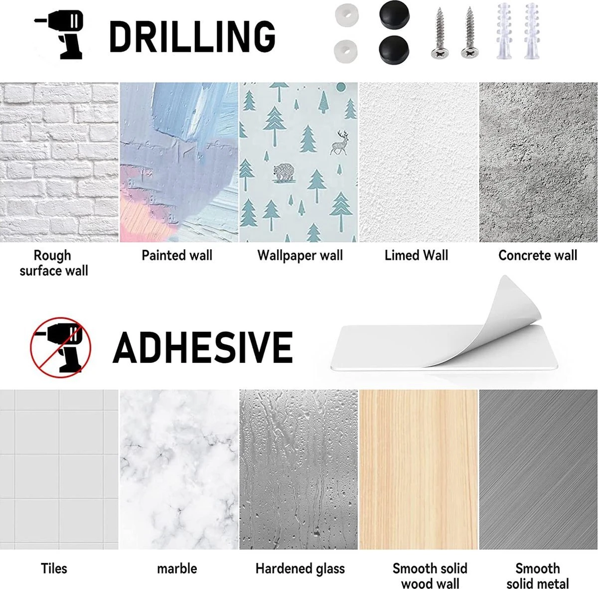 BOTC Toiletrolhouder Met Handdoekhaakjes - Toiletrolhouder - Toiletrolhouder - Zelfklevend / Boren / Zonder Boren - RVS - Zliver 9 BOTC Toiletrolhouder Met Handdoekhaakjes - Toiletrolhouder - Toiletrolhouder - Zelfklevend / Boren / Zonder Boren - RVS - Zliver - Afbeelding 9