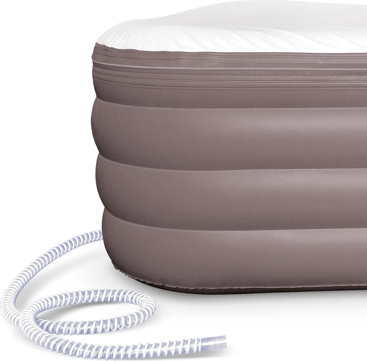 Tubble® Compact - Klein Opblaasbaar Ligbad 140 Cm Lang – Opvouwbaar Bad Voor Volwassenen Tot 170cm - IJsbad Wim Hof Methode - Zitbad - 200L 6 Tubble® Compact - Klein Opblaasbaar Ligbad 140 Cm Lang – Opvouwbaar Bad Voor Volwassenen Tot 170cm - IJsbad Wim Hof Methode - Zitbad - 200L - Afbeelding 6