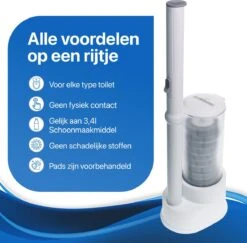 RevoBrush WC Borstel Met Houder Vrijstaand - Hygiënische Toiletborstel - Met 14x Pads 22 RevoBrush WC Borstel Met Houder Vrijstaand - Hygiënische Toiletborstel - Met 14x Pads -Merkloos Verkoop 1200x1182 6