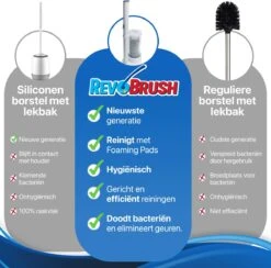 RevoBrush WC Borstel Met Houder Vrijstaand - Hygiënische Toiletborstel - Met 14x Pads 25 RevoBrush WC Borstel Met Houder Vrijstaand - Hygiënische Toiletborstel - Met 14x Pads -Merkloos Verkoop 1200x1184 3