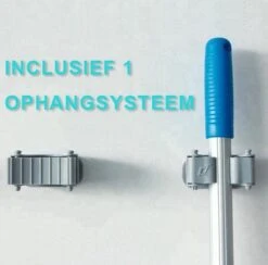Vitamo™ Premium 2-in-1 Badkamer Vloerwisser Lang Met Ophangsysteem - Douchewisser Met Afdraaibare Wisser - Raamwisser - 180° Draaiend - Uitschuifbaar 70/125 CM - Grijs -Merkloos Verkoop 1200x1186