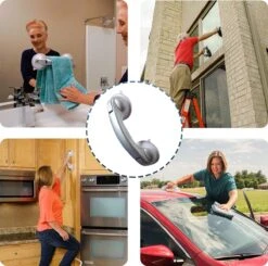 Kunststof Handgreep Voor Badkamer - 30.5cm - Douche Wandbeugel - Geen Boorgaten -Merkloos Verkoop 1200x1191 20