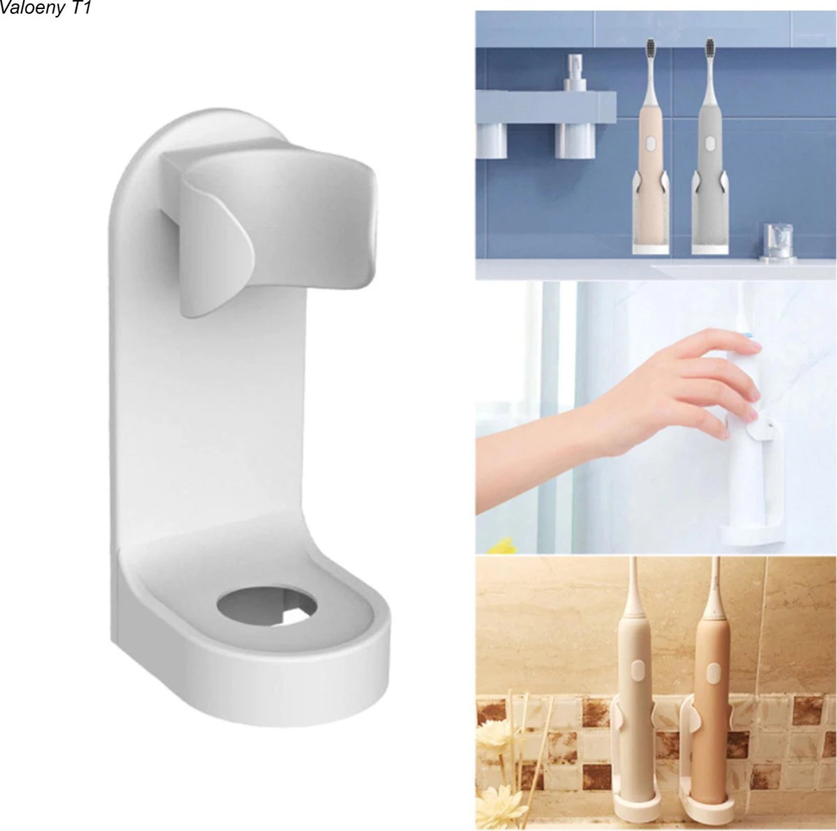 Merkloos Elektrische Tandenborstelhouder - Wit 4 Merkloos Elektrische Tandenborstelhouder - Wit - Afbeelding 4