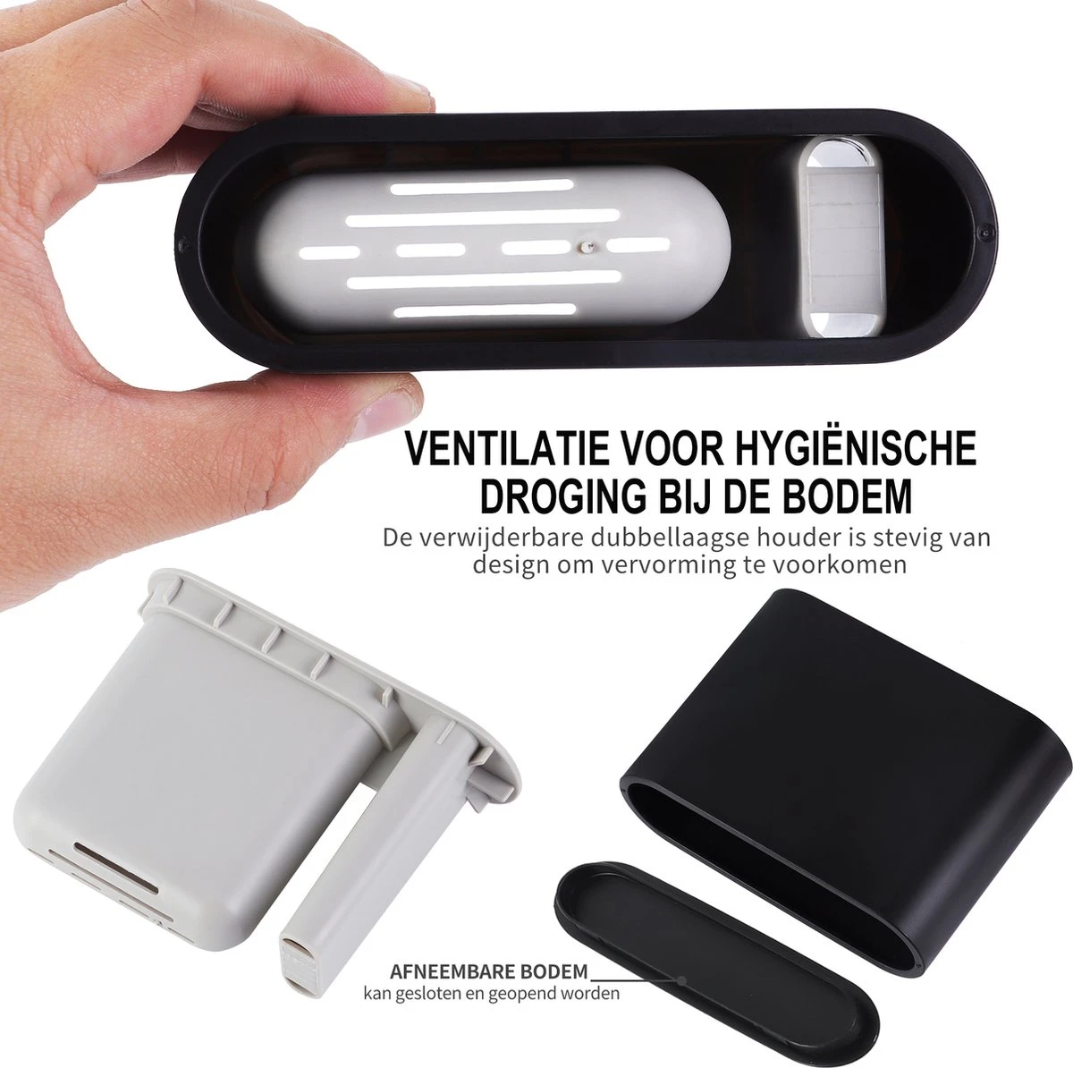 Lopoleis WC Borstel – Toiletborstel – Gesloten Bodem – WC Borstel Met Randreiniger – Siliconen – Zwart – WC Borstel Met Houder – Vrijstaand – Hangend – WC Borstel En Houder 7 Lopoleis WC Borstel – Toiletborstel – Gesloten Bodem – WC Borstel Met Randreiniger – Siliconen – Zwart – WC Borstel Met Houder – Vrijstaand – Hangend – WC Borstel En Houder - Afbeelding 7