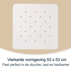 Douchemat Antislip Wit - 53 X 53 Cm - Antislipmat Douche - Badmat -Merkloos Verkoop 1200x1195 24