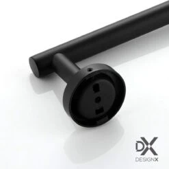 DesignX Toiletrolhouder Zwart - WC Rolhouder - Matte - Papier - Houder - Incl. Schroeven 18 DesignX Toiletrolhouder Zwart - WC Rolhouder - Matte - Papier - Houder - Incl. Schroeven -Merkloos Verkoop 1200x1195