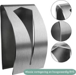 RVS Handdoekhouder 2 Stuks - Zelfklevend - Design Handdoek / Theedoek Klem - Handdoek Klem - Handdoek Haak 10 RVS Handdoekhouder 2 Stuks - Zelfklevend - Design Handdoek / Theedoek Klem - Handdoek Klem - Handdoek Haak -Merkloos Verkoop 1200x1197 16