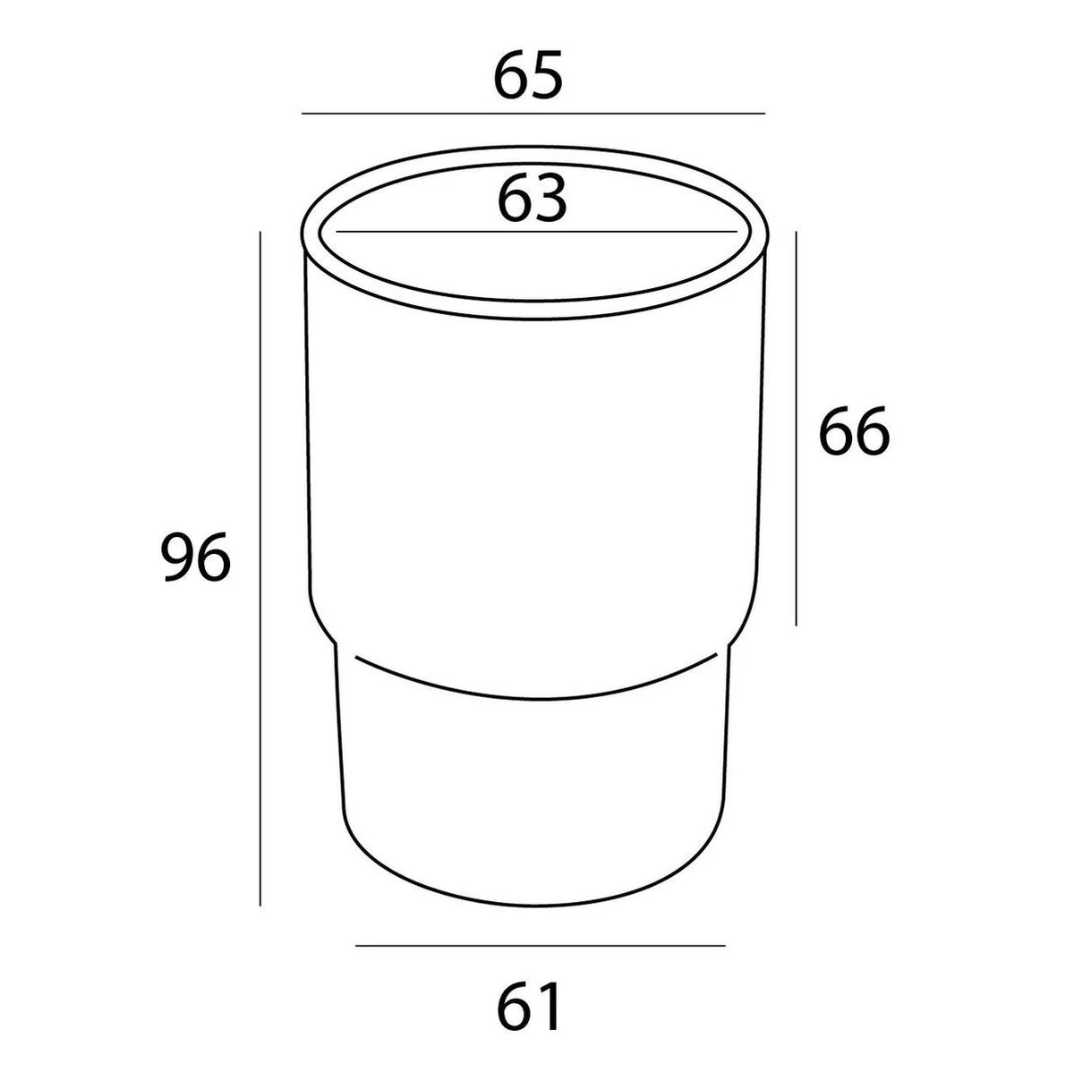 Tiger Bekerglas - Mat Glas 2 Tiger Bekerglas - Mat Glas - Afbeelding 2