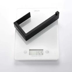 DesignX 3M™ Toiletrolhouder Zonder Boren Zwart Zelfklevend - WC Rolhouder - Matte - Papier - Houder - Incl. 3M Plakstrip -Merkloos Verkoop 1200x1198 5