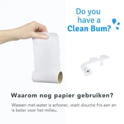 Clean Bum® Elegance Plus Bidet WC- Dubbele Sproeikop - Easy Fit Systeem -Merkloos Verkoop 1200x1198 53