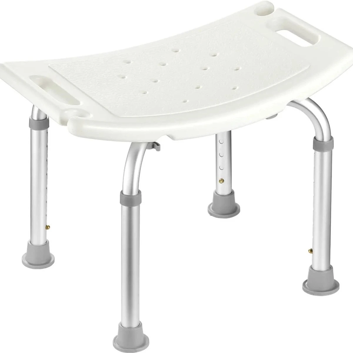 Life&Home Douchekruk - 6 Hoogtes - Douchestoel - Handgrepen - Max 130 Kg - Douchekophouder 1 Life&Home Douchekruk - 6 Hoogtes - Douchestoel - Handgrepen - Max 130 Kg - Douchekophouder