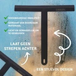 LIVELYY - Professionele Douchewisser - Raamwisser - Douche Trekker - Douchewissers - Zwart -Merkloos Verkoop 1200x1199 7