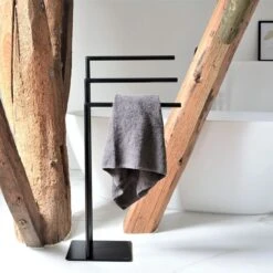 Sealskin Tube - Handdoekrek 3-armig Vrijstaand - Zwart -Merkloos Verkoop 1200x1200 10