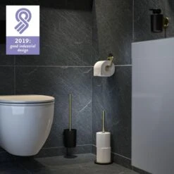 Tiger Tune - Reserverolhouder Vrijstaand - Messing Geborsteld / Zwart 12 Tiger Tune - Reserverolhouder Vrijstaand - Messing Geborsteld / Zwart -Merkloos Verkoop 1200x1200 1054