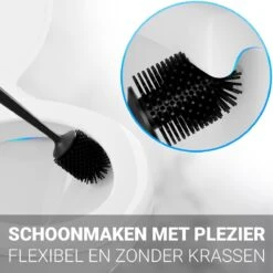 Toiletborstel Met Houder - WC Borstel - Vrijstaand - Siliconen - Zwart 11 Toiletborstel Met Houder - WC Borstel - Vrijstaand - Siliconen - Zwart -Merkloos Verkoop 1200x1200 1064