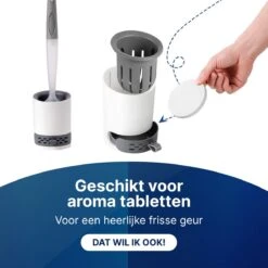 Mdxl® Siliconen WC Borstel Met Zeepdispenser - Hervulbaar - Vrijstaand Of Hangend - Sneldrogend, Hygiënisch & Antibacteriële Werking - Zonder Boren - Toilet Brush - Toiletborstel Houder - Lekbak 14 Mdxl® Siliconen WC Borstel Met Zeepdispenser - Hervulbaar - Vrijstaand Of Hangend - Sneldrogend, Hygiënisch & Antibacteriële Werking - Zonder Boren - Toilet Brush - Toiletborstel Houder - Lekbak -Merkloos Verkoop 1200x1200 1080