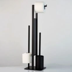 WENKO Toiletbutler Rivalta Zwart - Toiletborstel Met Houder, Toiletrolhouder En Reserverolhouder 32 WENKO Toiletbutler Rivalta Zwart - Toiletborstel Met Houder, Toiletrolhouder En Reserverolhouder -Merkloos Verkoop 1200x1200 1082