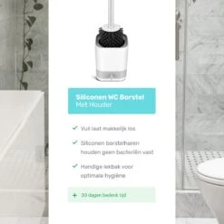 WC Borstel - Toiletborstel - WC Borstel Met Houder - Siliconen Toiletborstel - Vrijstaand Of Hangend - Slimme Lekbak - Optimale Hygiëne 18 WC Borstel - Toiletborstel - WC Borstel Met Houder - Siliconen Toiletborstel - Vrijstaand Of Hangend - Slimme Lekbak - Optimale Hygiëne -Merkloos Verkoop 1200x1200 1086